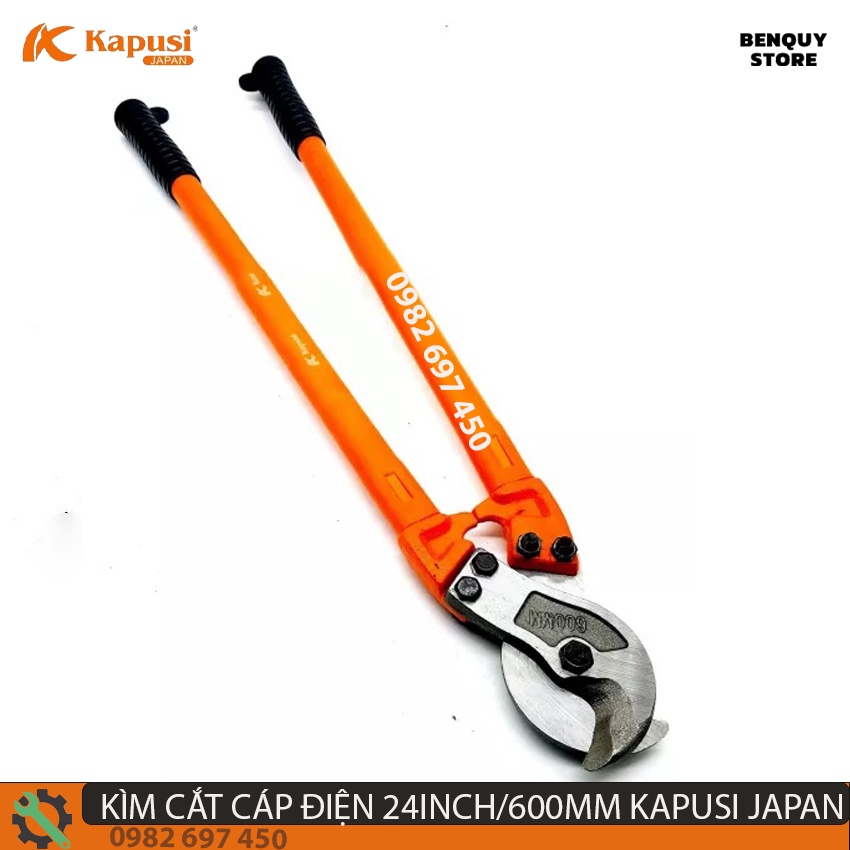 KÌM CẮT CÁP ĐIỆN - KÉO CẮT CÁP CHÍNH HÃNG KAPUSI JAPN. KÍCH THƯỚC 24-32-36INCH. KHÁCH CHỌN ĐÚNG PHÂN LOẠI MÌNH CẦN MUA.
