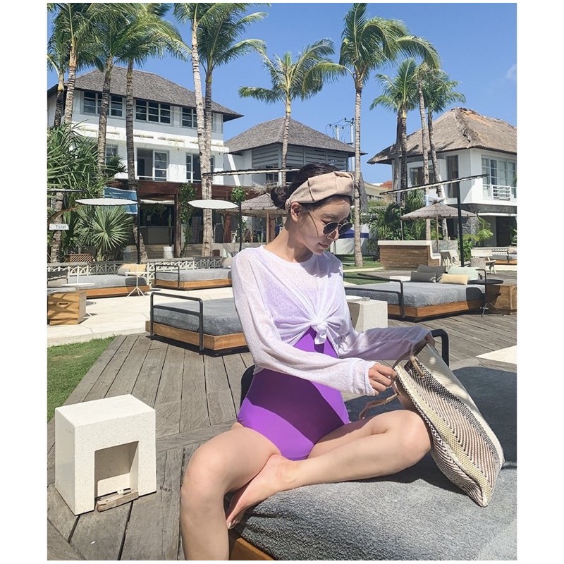 [Hàng sẵn] Đồ bơi liền 1 mảnh basic màu hot 2021 - Bikini liền neon, tím, vàng, xanh rêu M07, M08, M09 | BigBuy360 - bigbuy360.vn