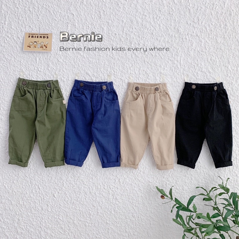 Quần baggy kaki linen bé trai-MS71