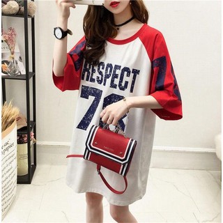 Áo thun nữ ngắn tay dáng rộng plus size