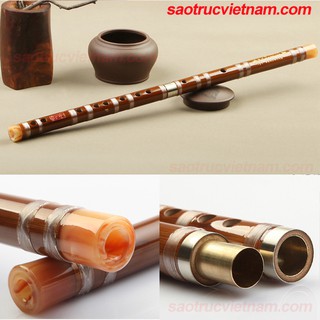 Sáo Trúc Dizi Nâu Có Khớp PD6