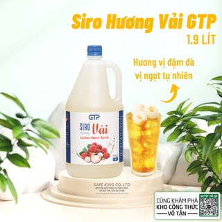 Siro Vải GTP 2.5kg Hương Vị Đậm Đà, Vị Ngọt Tự Nhiên