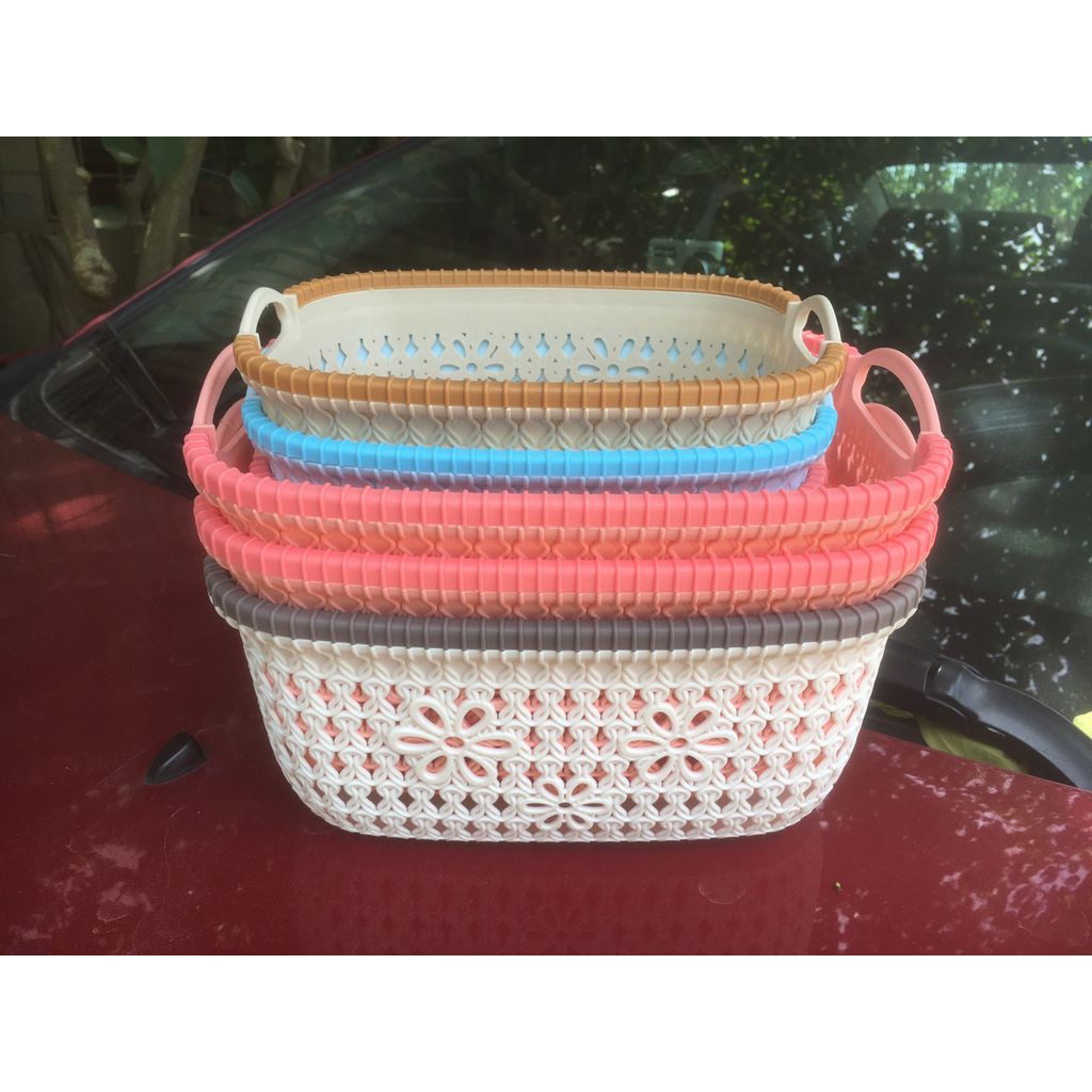 GIỎ HOA NHỰA VIỆT NHẬT- HÀNG VIỆT NAM-- GIỎ ĐỂ ĐỒ ĐA NĂNG