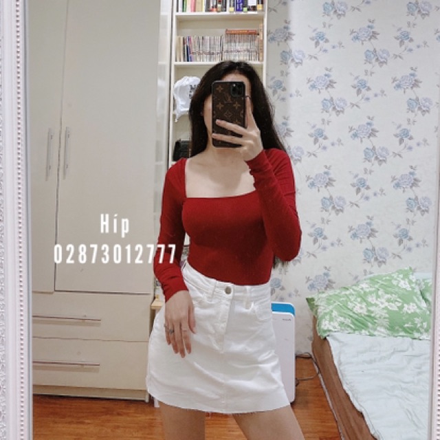 [XẢ KHO - GIÁ SỐC] Áo thun body tay dài cổ vuông (Hipshop HCM) | BigBuy360 - bigbuy360.vn