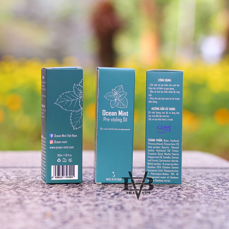 Xịt dưỡng tạo phồng tóc OCEAN MINT SPRAY/ Fre Styling Ocean mint Oil 100ml/ 30ml - Version2