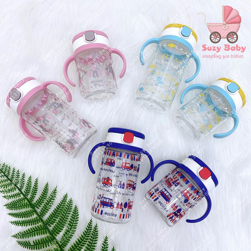 Cốc ống hút Richell Nhật Bản