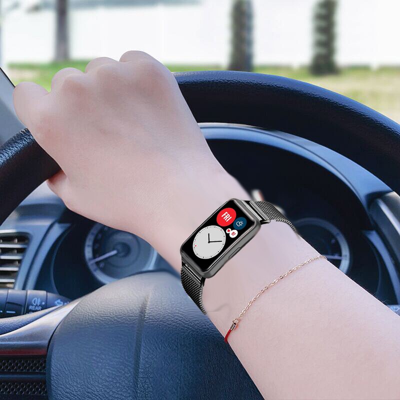 Dây Đeo Inox Cho Đồng Hồ Thông Minh Huawei watch Fit 2