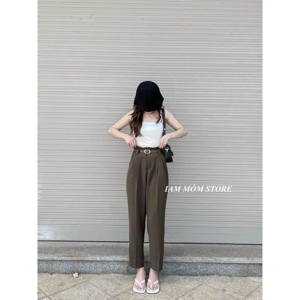 Quần baggy tây form chuẩn xịn đẹp (Ảnh thật/Video)