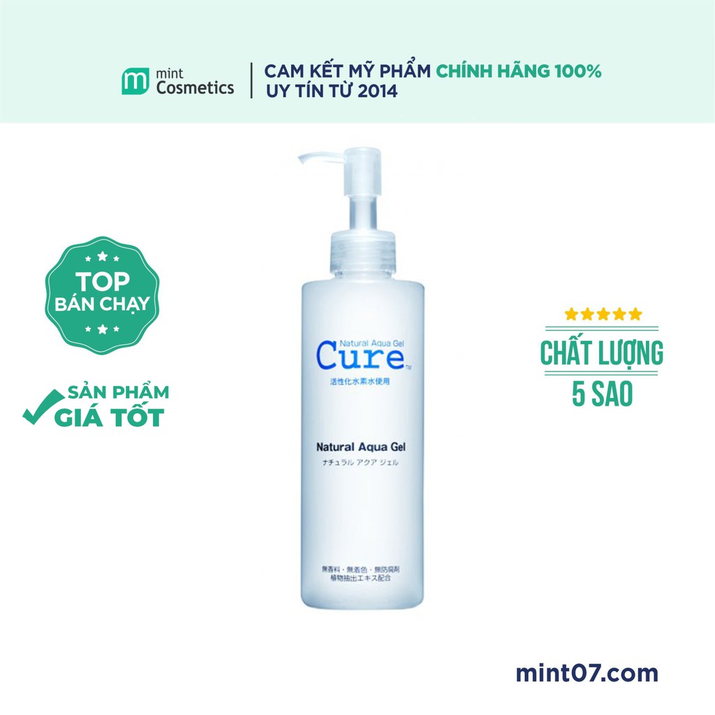 [Mã SKAMPUSH9 giảm 10% đơn 200K] Tẩy Da Chết Cure Natural Aqua Gel 250g