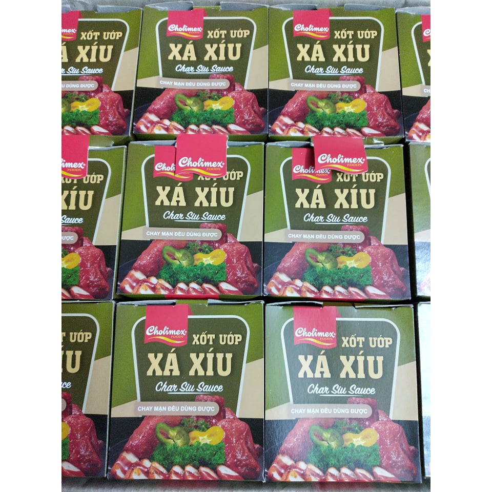 Xốt ướp xá xíu gói 70g- combo 10 gói- Cholimex date 9.2022