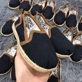 Giày slipon Hm đế cói xuất dư