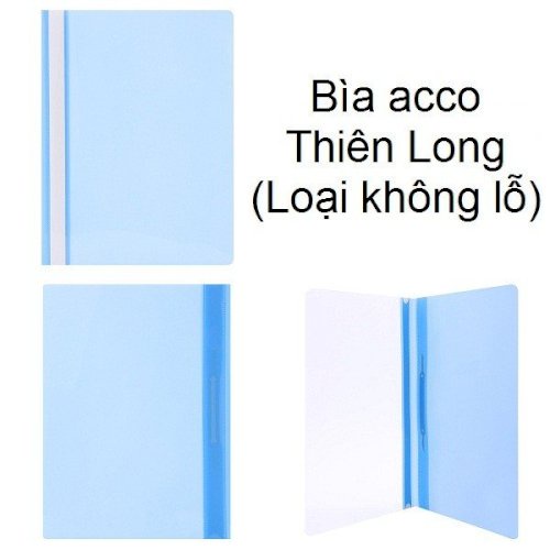 Bìa Acco nhựa Thiên Long khổ A4 - [ File lưu trữ hồ sơ]