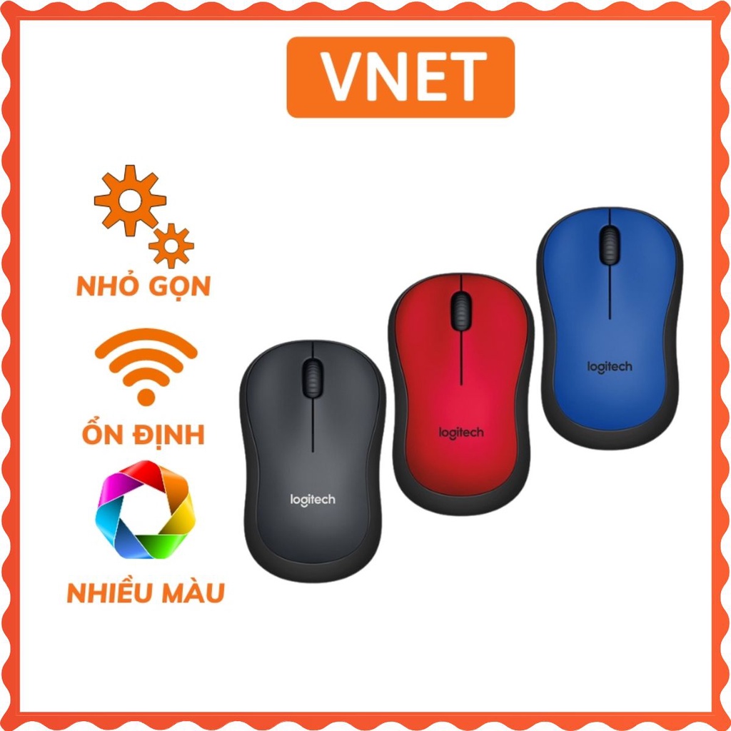 Chuột không dây Logitech  Arigato Silent M220 M330 M186 M185 M280 mới 100% bảo hành 12 tháng tại VNET-CLG01