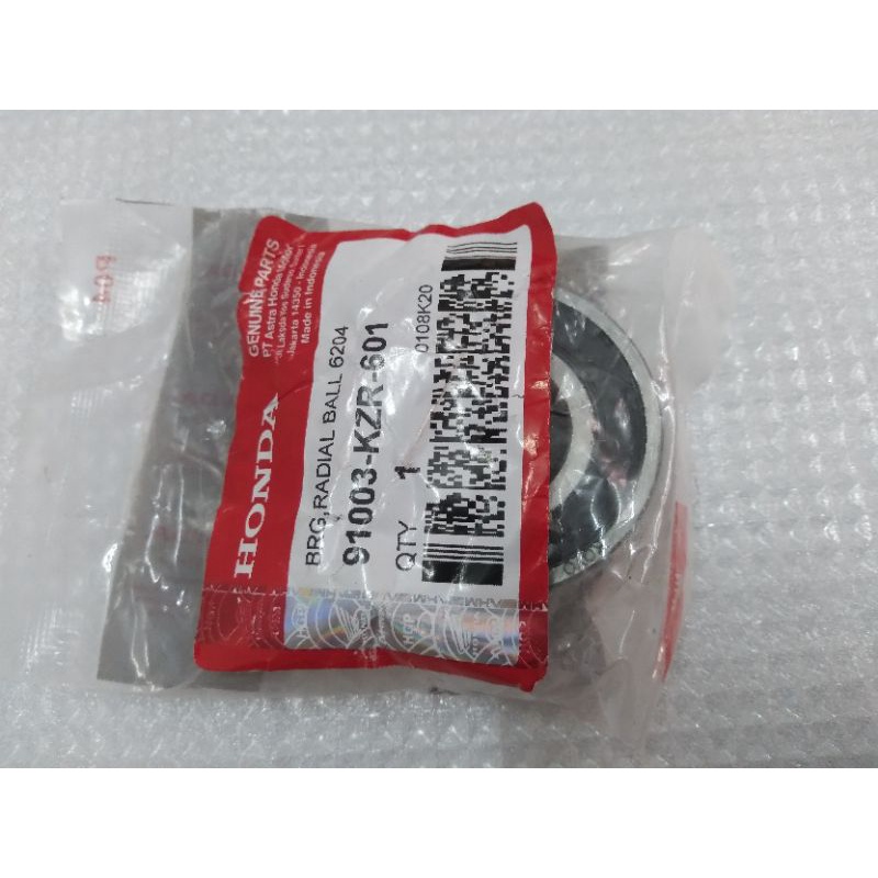 Bạc đạn 6204 1 nắp nhựa của hãng Honda