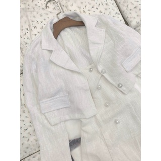 Sét đầm 2s dạ + khoác croptop