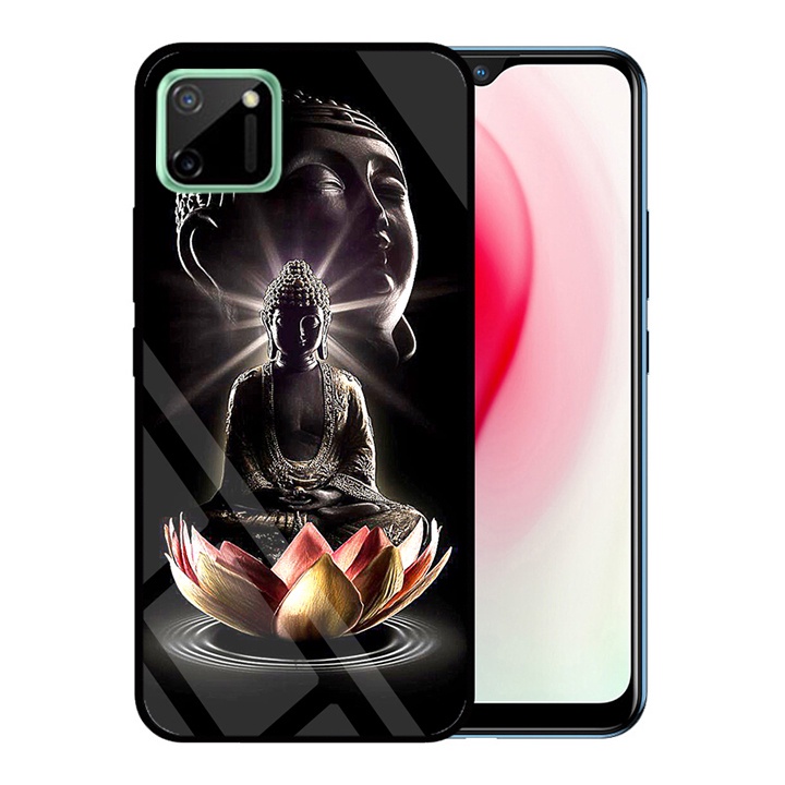 &quot;Ốp lưng Realme C11&quot; Mặt kính 3D sang trọng_Không Nhòe, Không Phai Hình ( Tim shop )