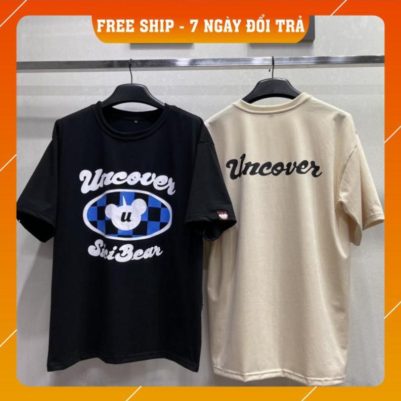 áo thun tay lỡ form rộng nam nữ uncover full tag | BigBuy360 - bigbuy360.vn