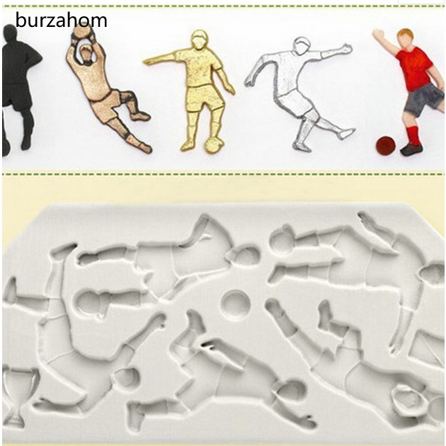 Khuôn bánh silicon tạo hình quả bóng đá