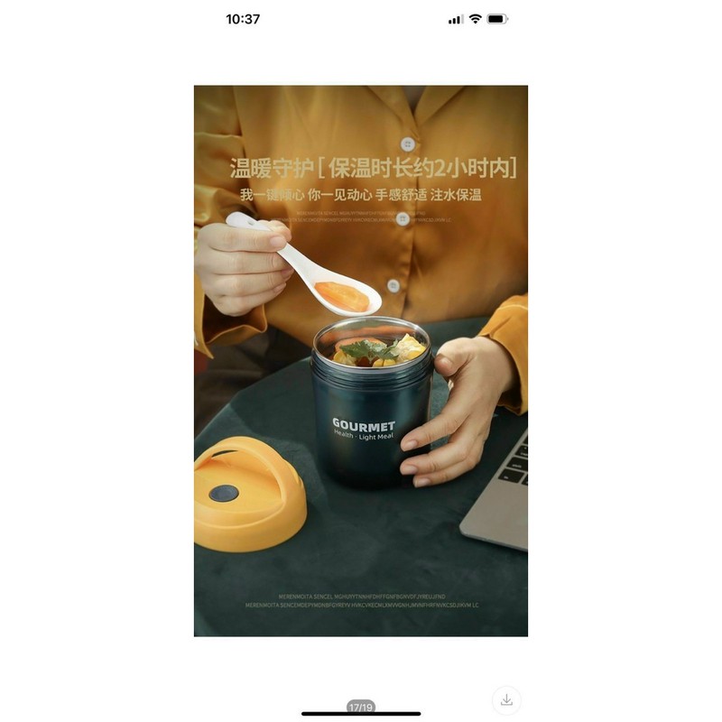 BÌNH Ủ CHÁO, CA GIỮ NHIỆT GOURMET