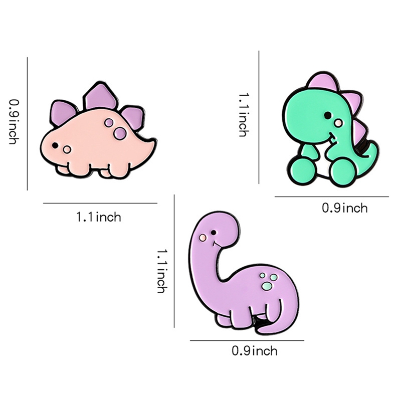 Ghim càI áo thiết kế hình khủng long hoạt hình dễ thương