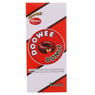 BÁNH DOOWEE DONUT SOCOLA HỘP 150G (5 CÁI)