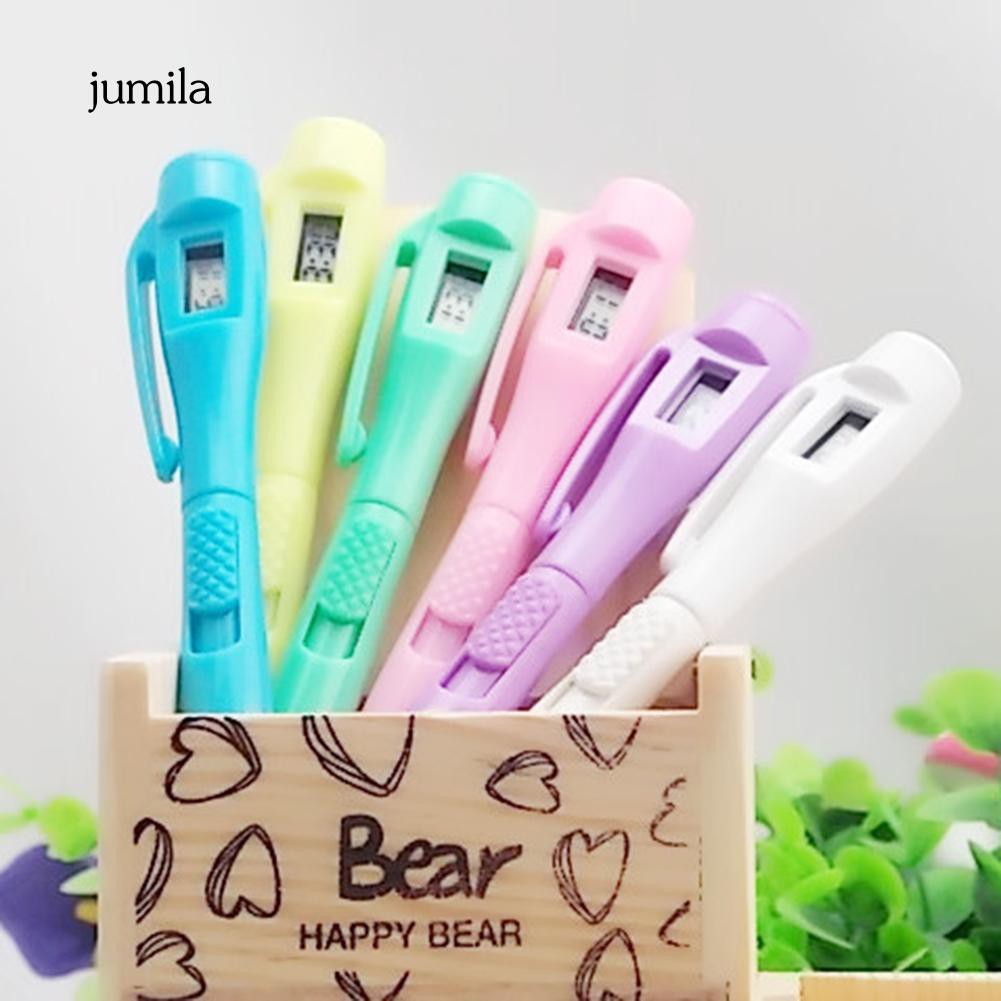 Bút bi có đồng hồ kỹ thuật số