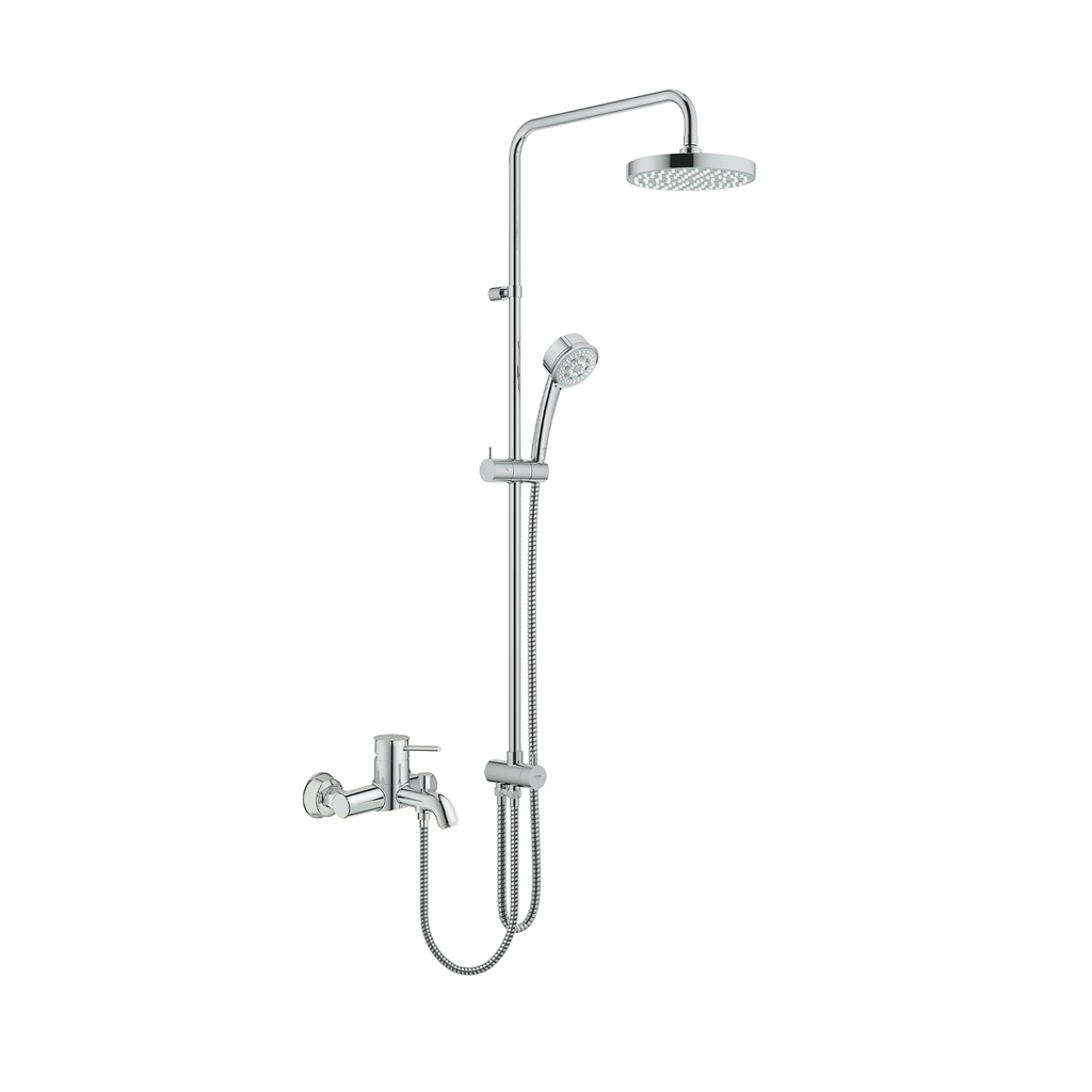 Bộ trộn nổi GROHE BauClassic 2 chế độ Gồm Sen Tắm và vòi xả bồn Bề Mặt Mạ Chrome 32865000