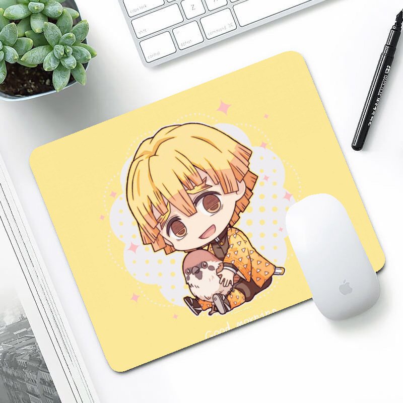 Tấm Lót Chuột Chống Nấm Mốc Họa Tiết Anime Demon Slayer Tanjirou Nezuko My Wife Zenitsu Tomioka Yoshiyuki