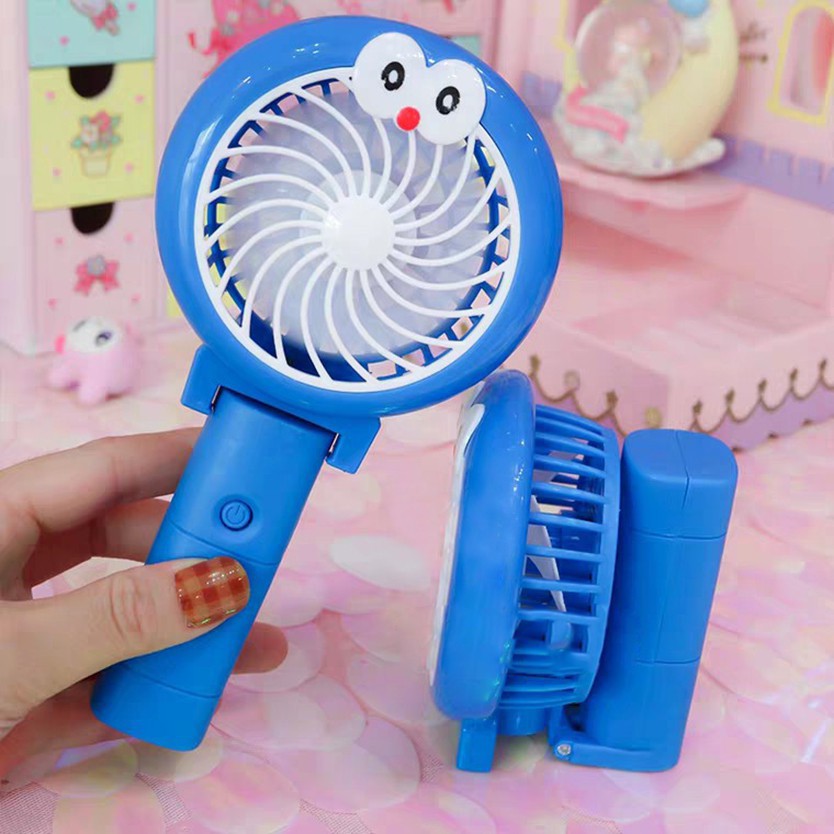 [SIÊU MÁT] Quạt cầm tay mini tích điện, có thể gập gọn để bàn, pin siêu bền | BigBuy360 - bigbuy360.vn