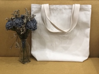 TÚI VẢI BỐ CANVAS TRƠN ( MÀU KEM )