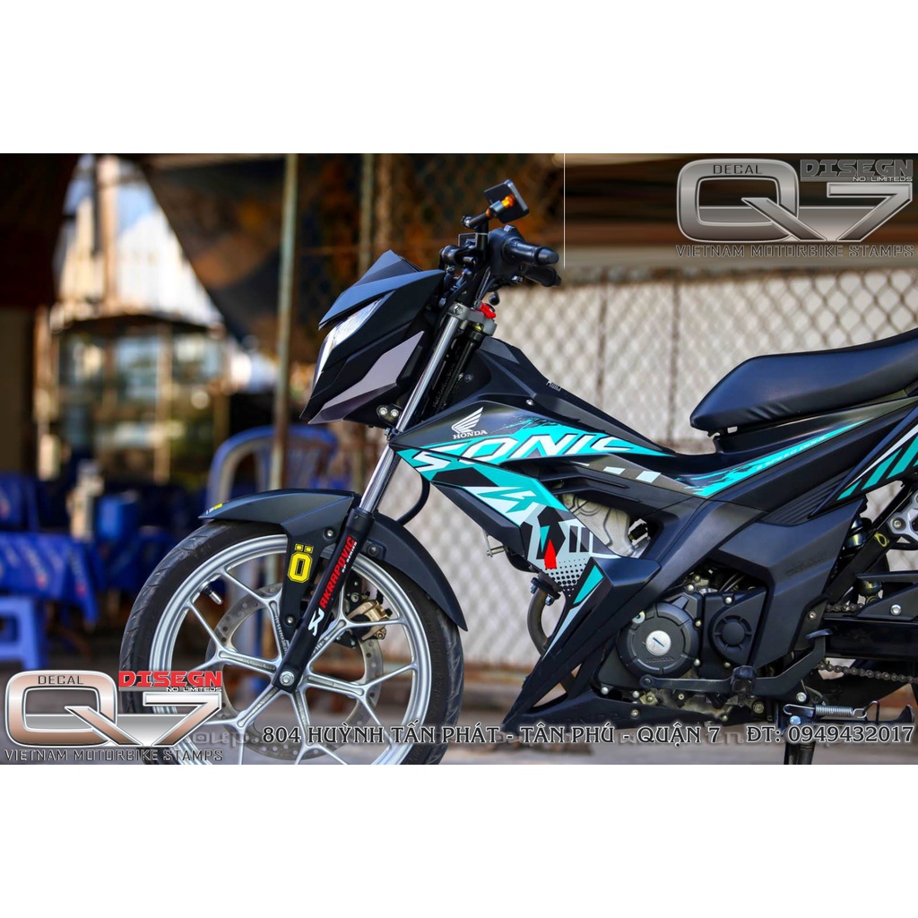 Tem Rời SONIC 150 Đen - decalq7