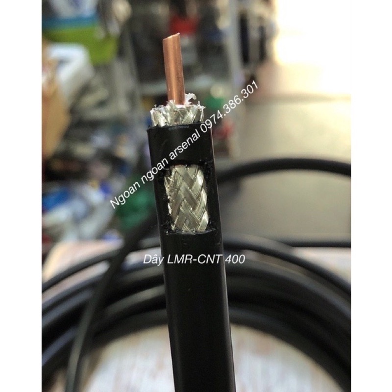 Dây cáp viễn thông cao tần RF400- LMR400 chuẩn 50 ohm. báo giá 20M