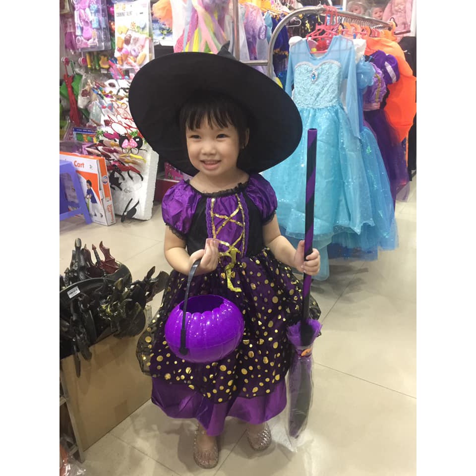 Chổi phù thủy trang trí Halloween
