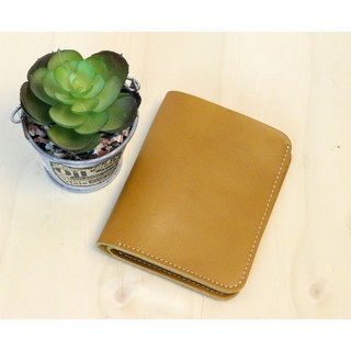Ví da handmade - ví đứng da thật nguyên miếng