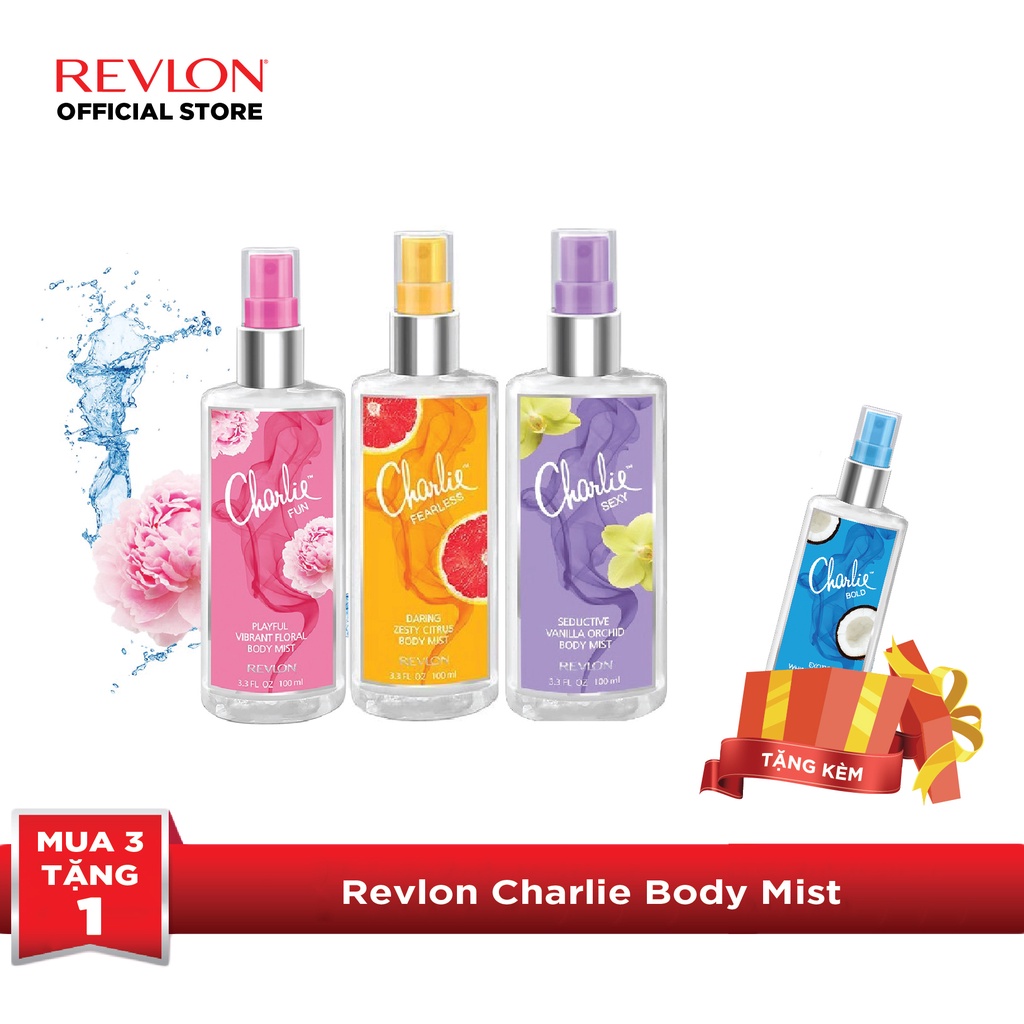 Xịt thơm toàn thân Revlon Charlie Body Mist 100ml