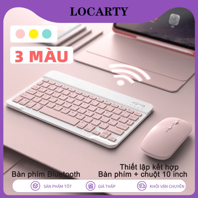 Bàn phím bluetooth không dây mini HP 10 inch/ chuột không dây cho điện thoại nhiều màu sắc tùy chọn cửa hàng uy miềnnam