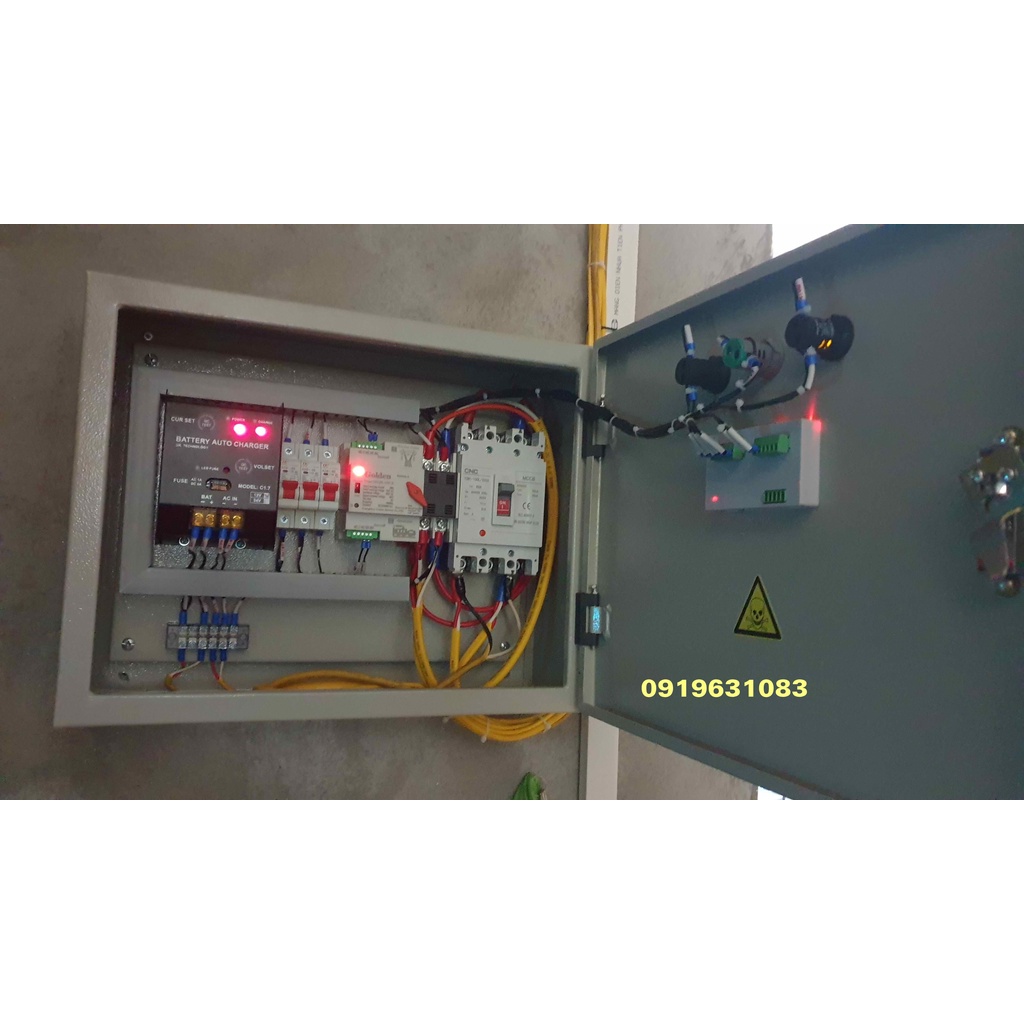 Tủ ATS có màn hình -Tự đề máy phát - 2 Năm Bảo hành - 80A