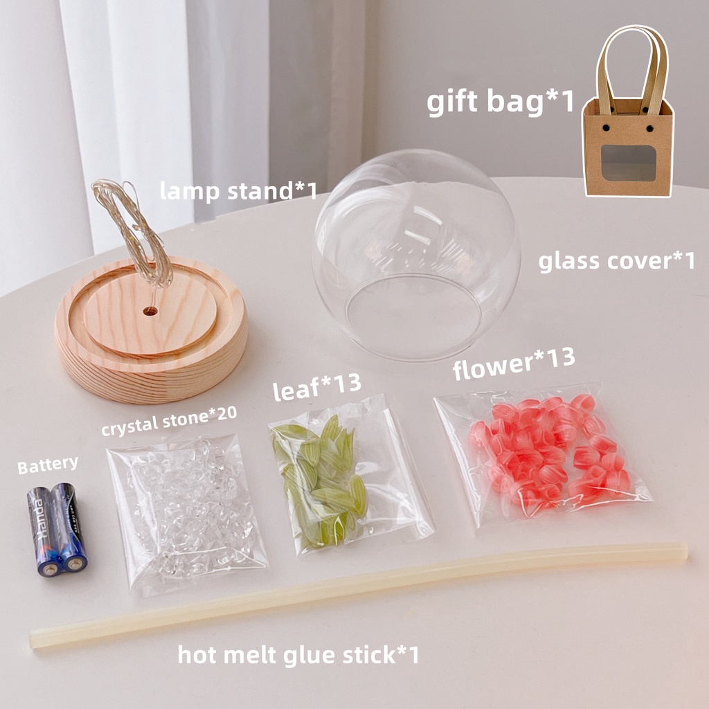 Đèn Ngủ Hình Hoa Tulip Nhiều Màu Sắc Thủ Công Dùng Trang Trí Nhà Cửa