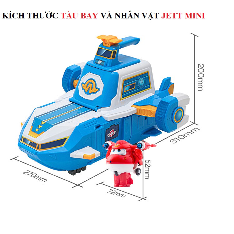 Đồ chơi super wings mô hình Căn cứ di chuyển trên không tàu bay thế giới đội bay siêu đẳng