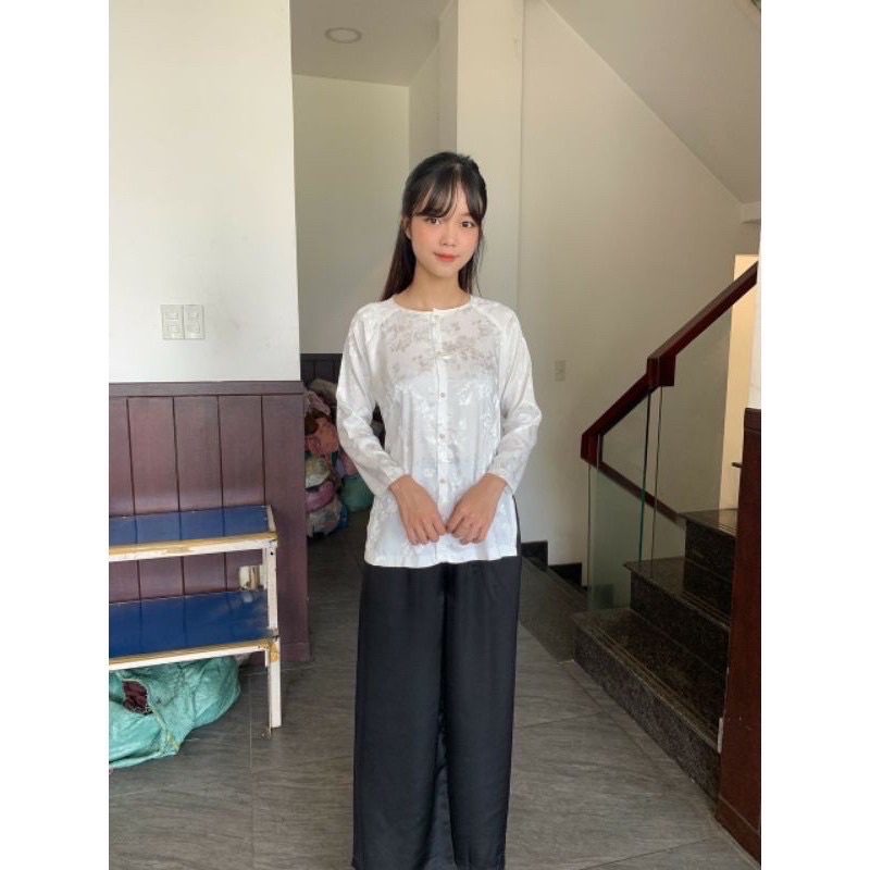 Đồ Lam Đi Chùa ➕ Mẫu Bà Ba