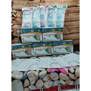 Khẩu trang y tế Euro Trắng, Xanh 5 lớp