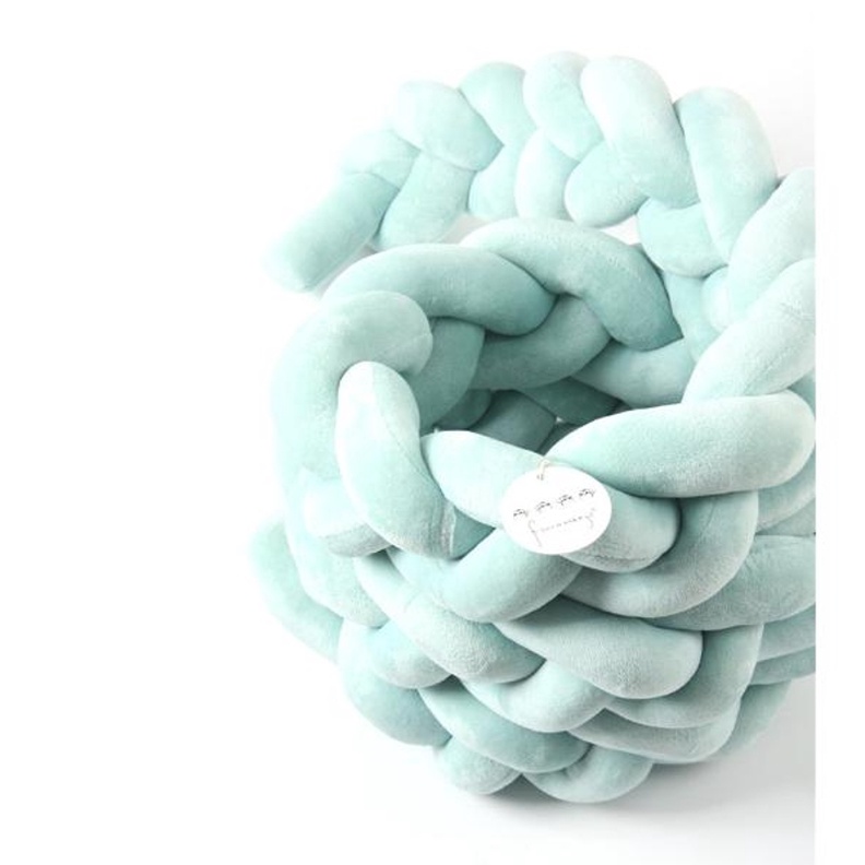 Gối Thắt Nút Mềm Mại Trang Trí Giường Cũi Em Bé