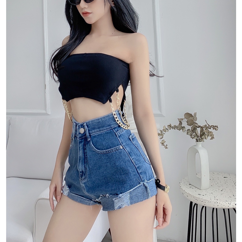 (HÀNG MỚI) !! Crop Ống Dây Xích Yoona 3162 | BigBuy360 - bigbuy360.vn
