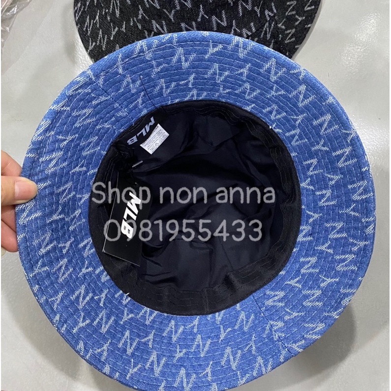 Nón bucket nam nữ, bo cụp ny jeans mềm thời trang