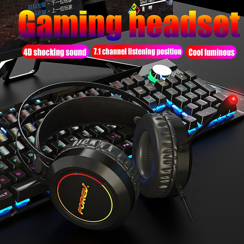 Tai Nghe Chụp Tai Gaming Có Dây Kết Led Siêu Ngầu FV_G95