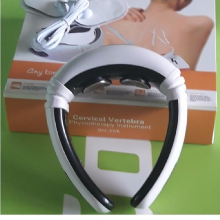 Máy massa cổ vai gáy 3D ứng dụng massage xung điện giảm đau nhức, phục hồi cơ thể