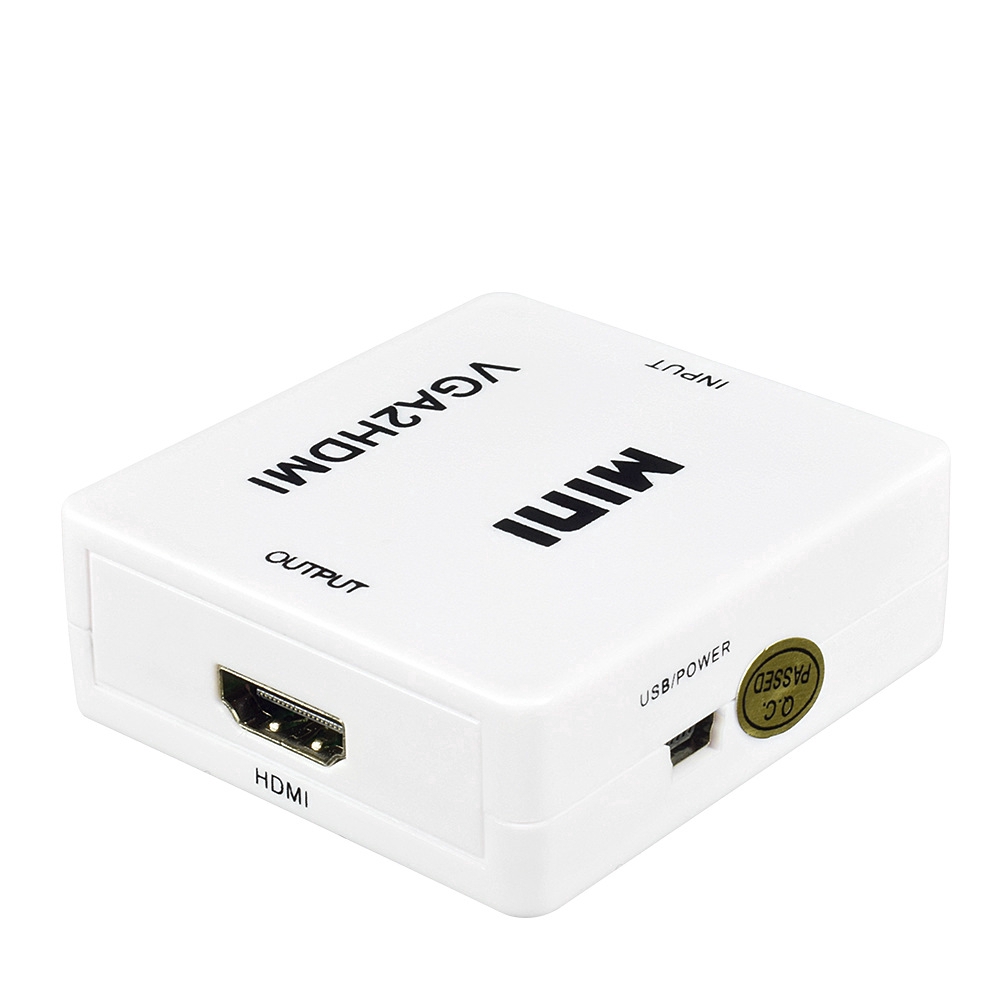 Đầu chuyển đổi âm thanh 1080p vga2hdmi mini vga sang hdmi cho laptop/máy tính bàn