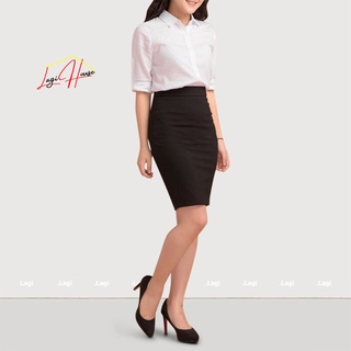 Chân váy  bút chì ngắn xẻ sau lưng cao cạp cao công sở  LaGi VN30