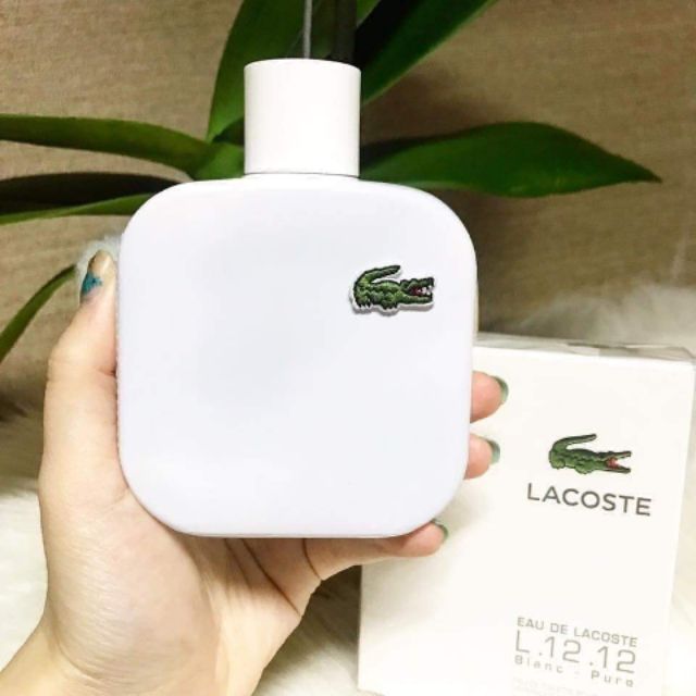 HOT SALE 🍁 (100ml Fullbox) Nước Hoa Nam Lacoste L12.12 Blanc Pure . Chính Hãng Có BH 🍁 , . ,