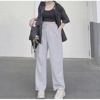 Quần Nỉ Ống Rộng - Siêu Chất